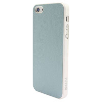 爱用(iYON)iPhone5皮质系列保护壳天蓝