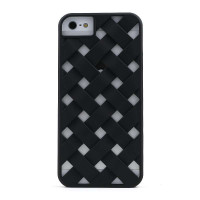 x-doria 艺术编织保护套苹果iPhone5 天籁黑