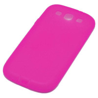 T-STAR 三星I9300 磨砂保护套 带防尘塞 (玫红)