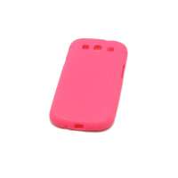 T-STAR 三星I9300 荔枝纹 防滑保护套 (玫红)