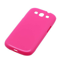 T-STAR 三星I9300 TPU果冻保护套 (玫红)