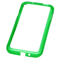 T-STAR 三星I9300 透明框架 保护壳 (绿)