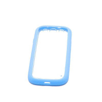 T-STAR 三星I9300 光面框边 保护壳 (粉蓝)
