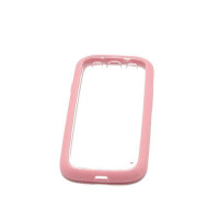 T-STAR 三星I9300 光面框边 保护壳 (粉红)