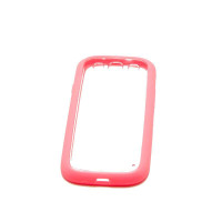 T-STAR 三星I9300 光面框边 保护壳 (大红)