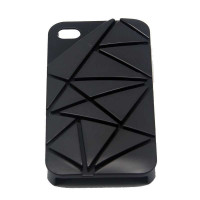T-STAR iPhone 4/4S 硬币支架保护壳 (黑)
