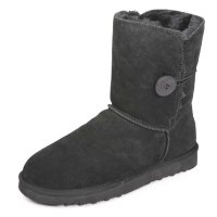 AUSLAND女靴真牛皮巴顿中筒雪地靴A5803