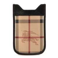BURBERRY 巴宝莉iphone套3767972黑色配皮