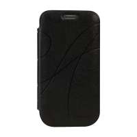 哈密瓜(hamimelon)三星 I9300 弦系列翻盖皮套HM8117黑