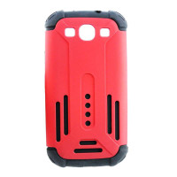 白雀硅胶PVC手机保护壳三星I9300红色