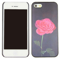白雀红玫瑰3D动感手机保护壳iPhone4/4s