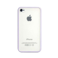 Carryingmate Iphone4 双色TPU+PC手机壳(淡紫)