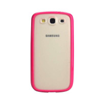 Carryingmate 三星i9300 双色TPU+PC手机壳(玫红)