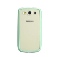 Carryingmate 三星i9300 双色TPU+PC手机壳(淡绿)
