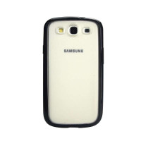 Carryingmate 三星i9300 双色TPU+PC手机壳(黑色)