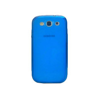 Carryingmate 三星i9300糖果透色磨砂软胶壳(蓝透)