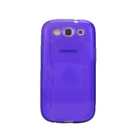 Carryingmate 三星i9300 全透软胶手机壳(紫透)