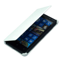 viken 侧翻皮套SOHO系列 诺基亚820 白色