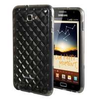 哈密瓜(hamimelon)三星i9220水晶宫殿巧克力纹保护套HM0307黑