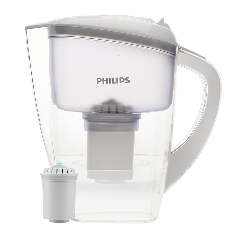 飞利浦 Philips 净水器 净水壶 WP2802 自配一芯 白色4升