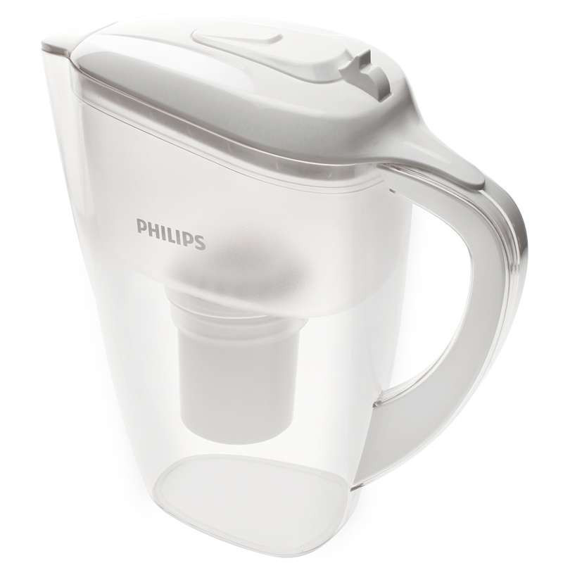 飞利浦 Philips 净水器 净水壶 WP2802 自配一芯 白色4升