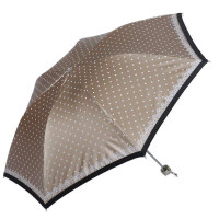 红叶色胶浪漫蜜语三折晴雨两用伞E304香槟