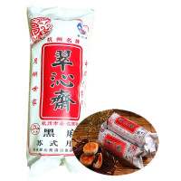 翠沁斋苏式月饼 素食清真 黑麻苏月360g/筒