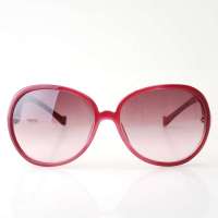 Inmix女士简约墨镜太阳眼镜 1063 酒红色