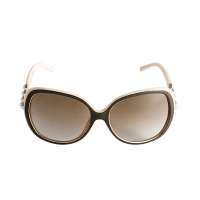 音米女款珍珠时尚复古偏光太阳镜  1133 咖色
