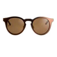 Inmix圆形金属男士太阳眼镜  1157  咖啡色