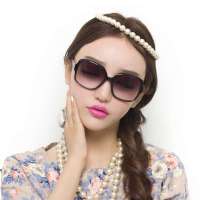 Inmix音米女款渐变色太阳镜  1183 外黑内绿