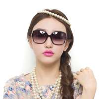 Inmix音米女款渐变色太阳镜  1183  琥珀紫