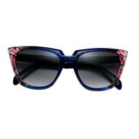 音米时尚大框欧美复古太阳眼镜 1198 蓝色