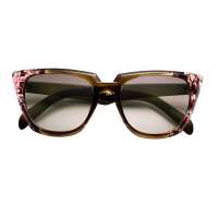 音米时尚大框欧美复古太阳眼镜1198 橄榄绿