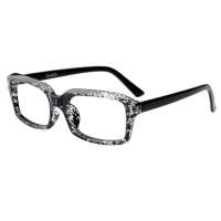 音米时尚抗疲劳防辐射眼镜电脑镜 2044 墨点黑