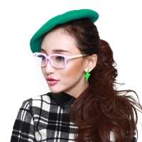 音米时尚抗疲劳防辐射眼镜电脑镜   2044 粉框象牙腿