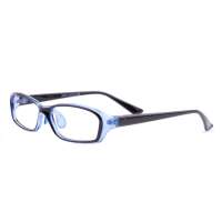 音米板材眼镜框 配眼镜 近视眼镜架 2059  外黑内蓝