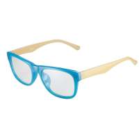 Inmix抗疲劳防辐射电脑眼镜8004  蓝框黄腿