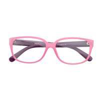 Inmix 近视眼镜架防辐射眼镜 8017 淡粉框玫红腿