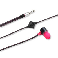 MOKIS 摩奇思 入耳式立体声可通话耳机 黑线/红