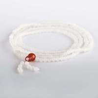 御灵珠宝 天然水晶 旺财运 白玛瑙216佛珠手链 0304260004001