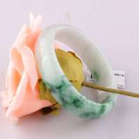 慕玉和 天然A货翡翠飘花手镯61mm01