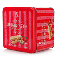 【苏宁易购超市】嘉顿威化饼干(花生味、草莓味)408g