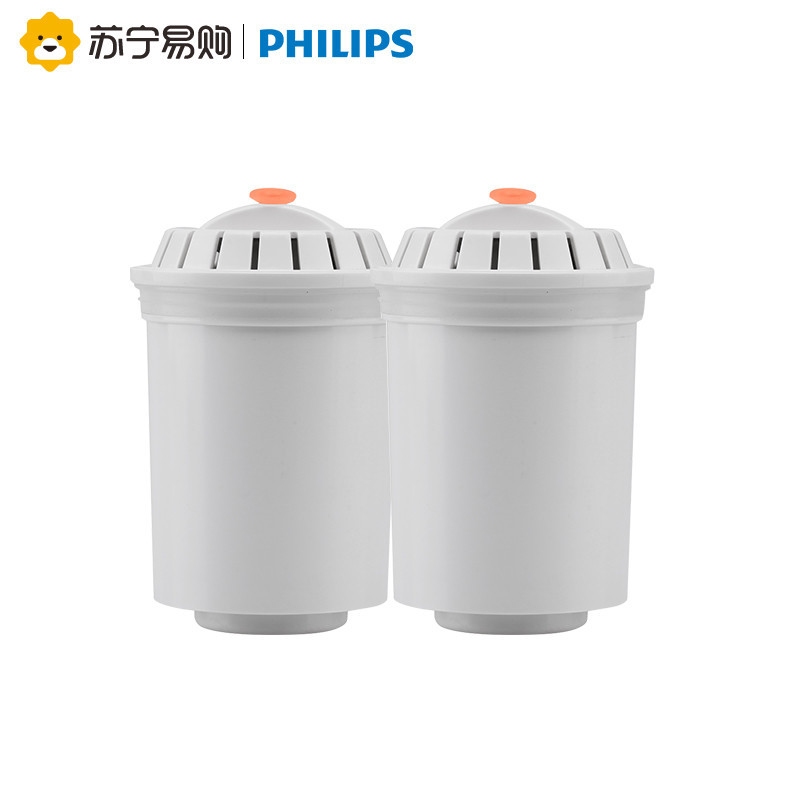 飞利浦 Philips 净水器 净水壶 陶瓷复合滤芯 WP3904 二枚装