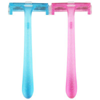 日本NIKKEN体毛剃刀FT-2两支装（颜色随机）