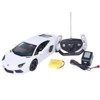 环奇正版授权1:14兰博基尼艾文塔多无线儿童遥控玩具车 633 白