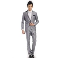 利郎L2 男装修身单粒扣百搭西服套装结婚礼服114210901