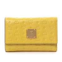 MCM 女式中款皮夹/钱包 MYM3SIE42YW 黄色