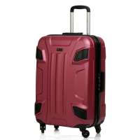 eminent雅士拉杆箱行李箱 铝框万向轮PC旅行箱 9G5葡萄红23寸