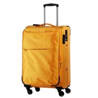 eminent雅士新品拉杆箱 韩国进口面料行李箱万向轮旅行箱6092铭黄色28寸